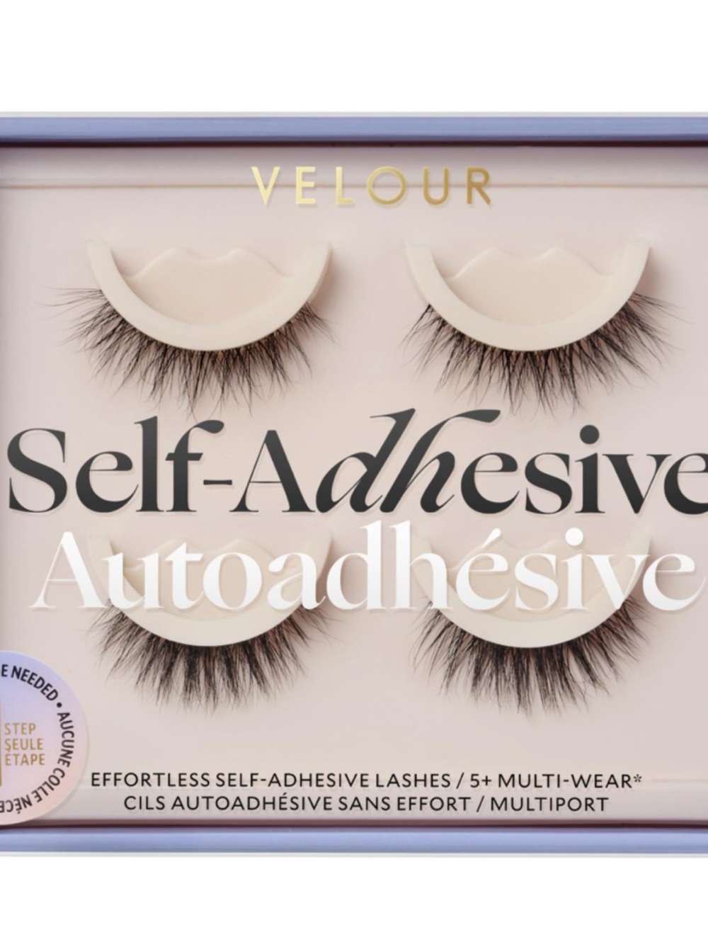 NIB Velour Effortless Self Adhesive Eyelashes (2-Pack)